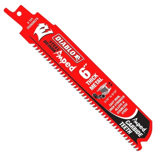 [DS0608CFA] DIABLO REC. SAW BLADE 6" T/METAL