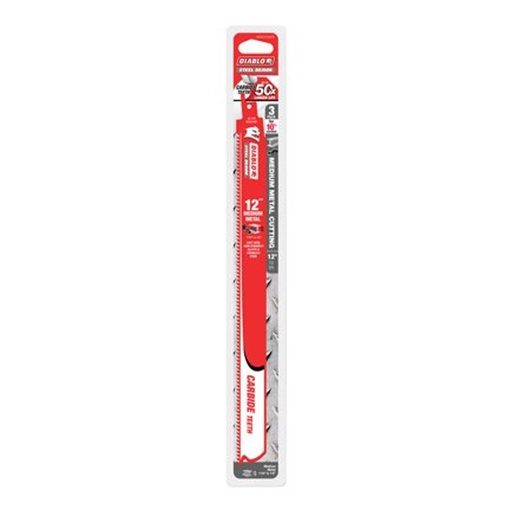 [DS1210CF3] DIABLO HOJA C/METAL 12". PK3