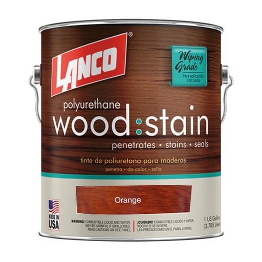 [WS6675] LANCO W/STAIN ORANGE QT