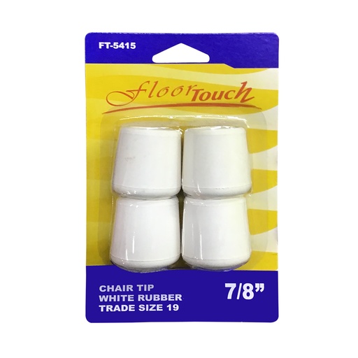 [FT5415] FURNITURE TIPS 7/8 FT-5415 WHT