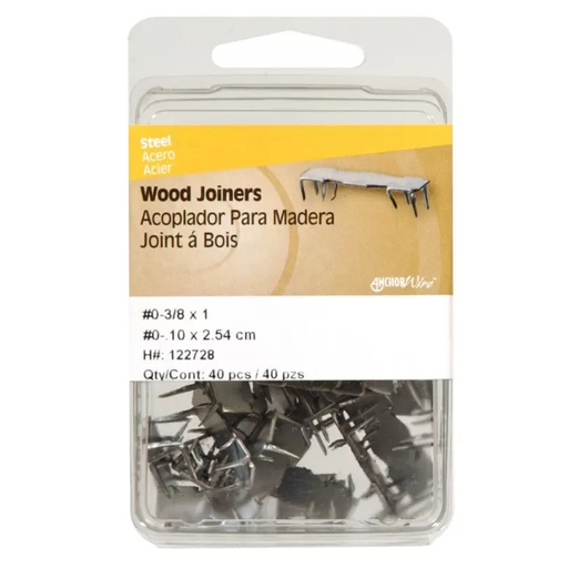 [122723] WOOD JOINER  #1  3/8 PK30