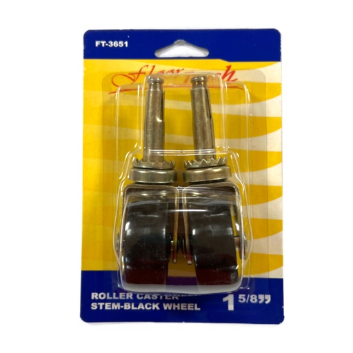 [FT3651] ROLER CASTER 1-5/8 BLK FT-3651