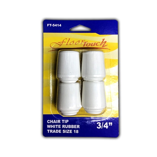[FT5414] FURNITURE TIPS 3/4 FT-5414 WHT