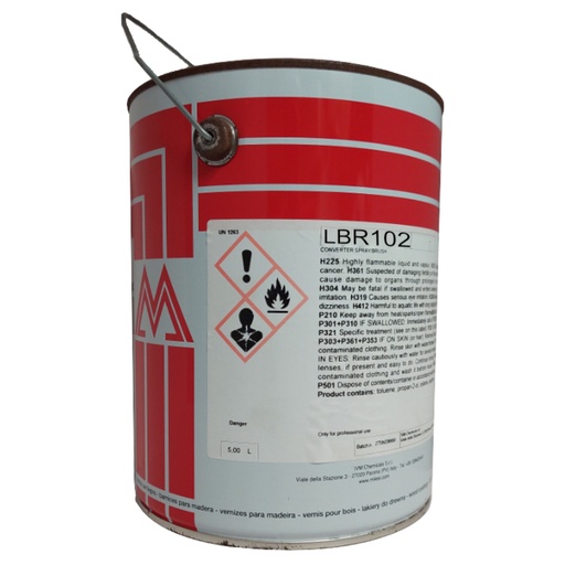 [LBR10205] MILESI PU HQ WHITE SEALER 5 LT.