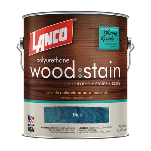 [WS6665] LANCO W/STAIN BLUE 32 OZ
