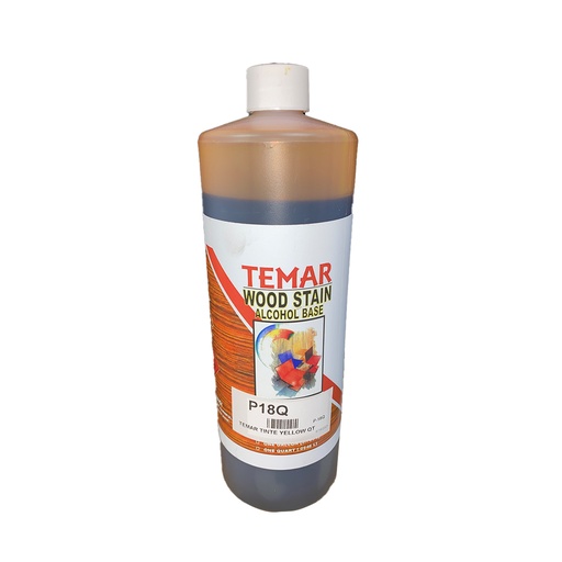 [P-18Q] TEMAR INT. STAIN YELLOW QT