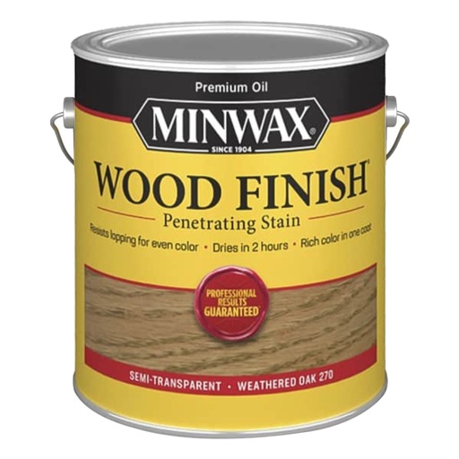 [420013691] MW W/F STAIN WEATHERED OAK GL