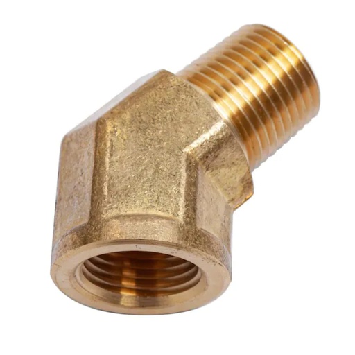 [4727475D] 1/2 45 DEG. BRASS ELBOW