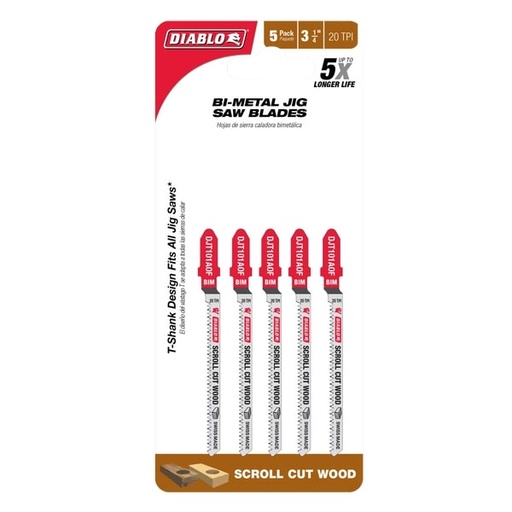 [DJT101AOF5] DIABLO BM 3X20 SCROLL T JSB 5PK