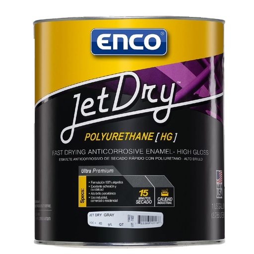 [420011764] ENCO JET DRY ENAMEL GRAY QT