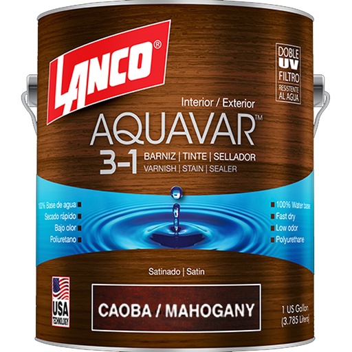 [99000372] LANCO GL AQUAVAR CAOBA/MAHOGANY