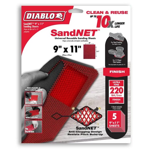 [DND911220H05G] DIABLO SANDING SHEET FINE 220G