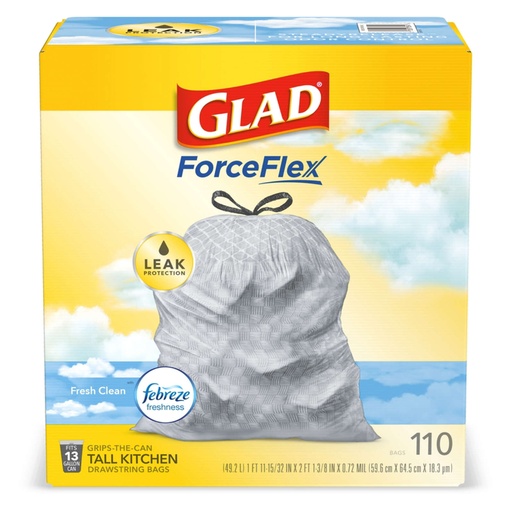 [6030445] TRASH BAG FRSH 13G 110PK