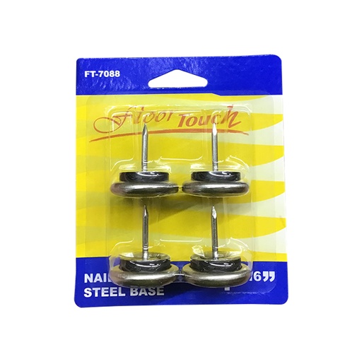 [FT7088] NAIL ON GLIDE STEEL BASE 1-1/16