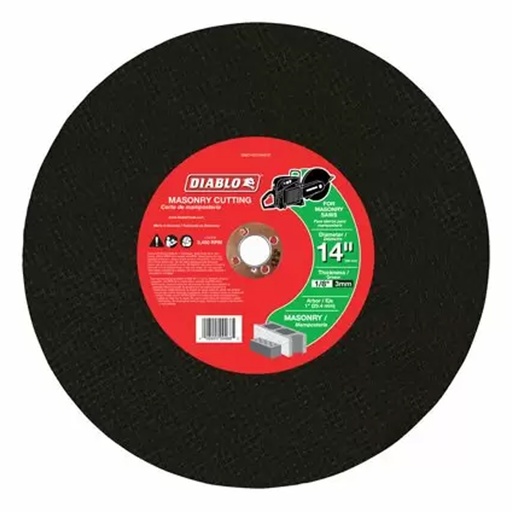 [DBD140125A01C] DIABLO DISCO C/CONCRETO 14"X1/8