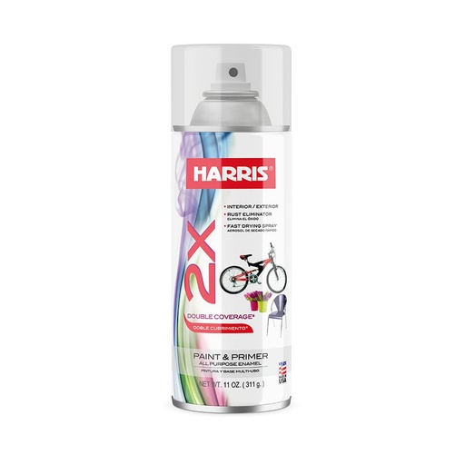 [420011408] HARRIS 2X CLEAR ACRY SPRAY 11 OZ