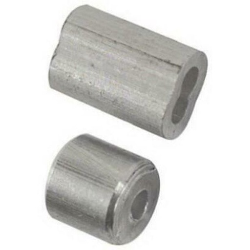 [50263] FERRULES & STOPS 1/16 ALUM. PK2