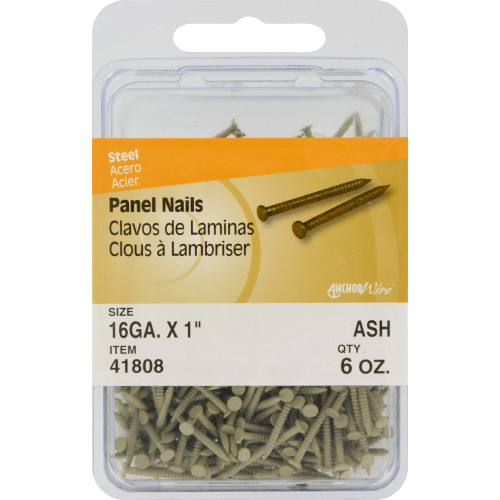 [41808] PANEL NAILS 16GA X 1" ASH 6OZ
