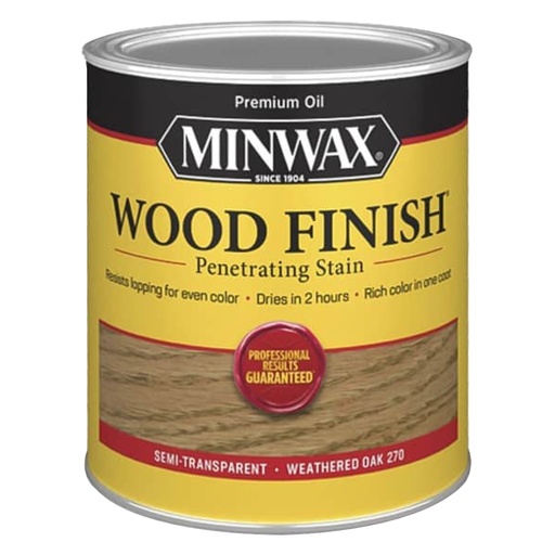 [420014007] MW W/F STAIN WEATHERED OAK QT