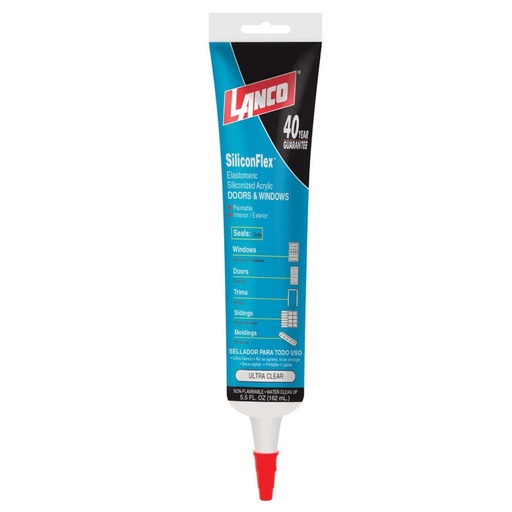 [TP87219] LANCO UL/CLEAR CAULK 5.5 OZ