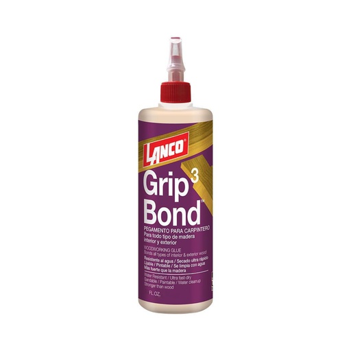 [WA5057] LANCO GRIP B-3 YELLOW GLUE 8 OZ