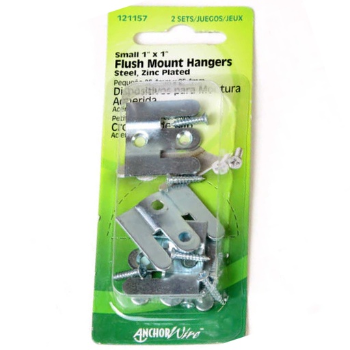 [121157] FLUSH MOUNT HANGER 2" PK2