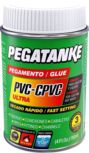 [420003350] PEGA PEGATANKE PVC/CPVC 4 OZ
