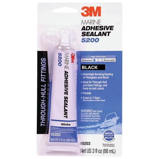 [430000241] 3M MARINE ADH.#5200 BLK 3oz