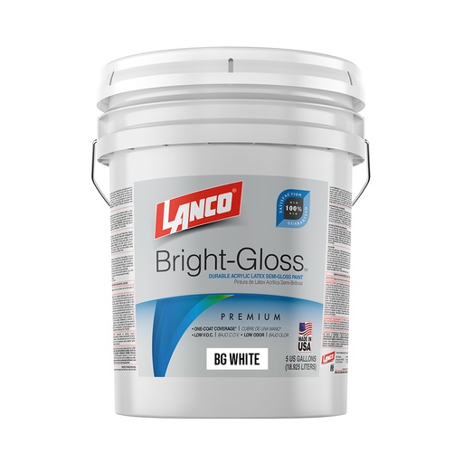 [BG6002] LANCO BRIGHT GLOSS WHITE 5GL