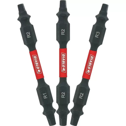 [DDESQV25S3] DB DOUBLE END INSERT BIT SQ 3PK