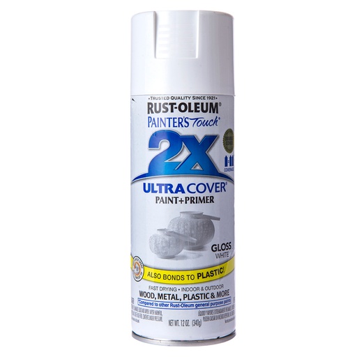 [1395870] SPRAY PAINT 2X GLS WHITE 12 OZ