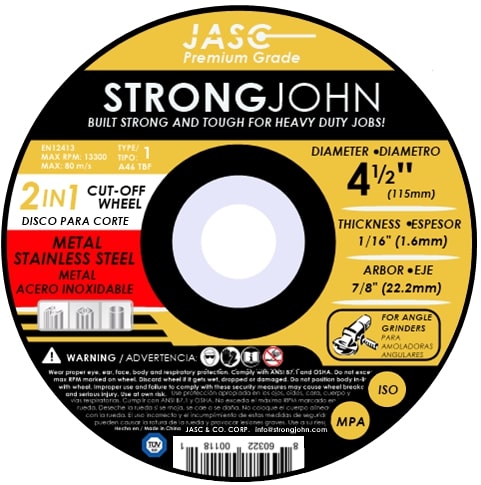 [475010371] DISC METAL 4-1/2X1/16X7/8 T27