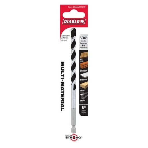 [DMAMM1070] DB MULTI-MATERIAL BIT 5/16x4x6