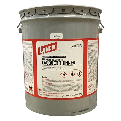 [LT1022] LANCO LACQUER THINNER 5GL