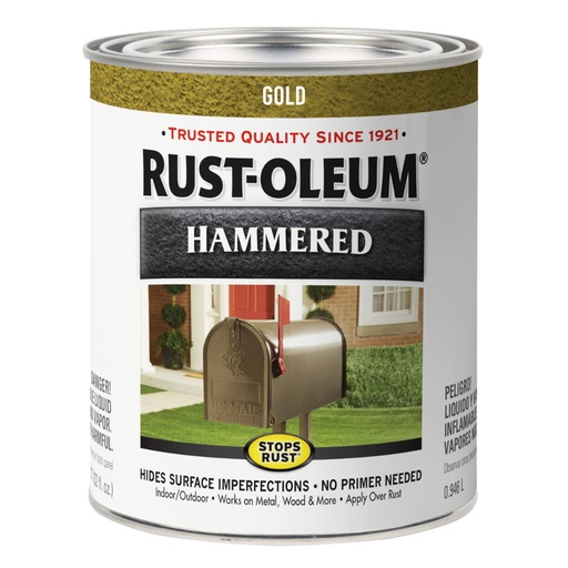 [420007562] R/O GOLD HAMMERED  METAL QT