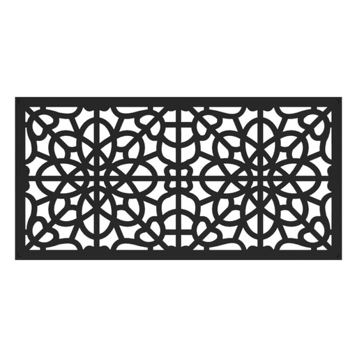 [73004786] PANEL 2X4  FRETWORK BLACK