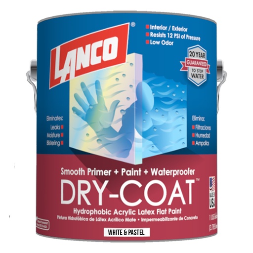 [DC4804] LANCO DRY COAT FLAT W/PASTEL GL
