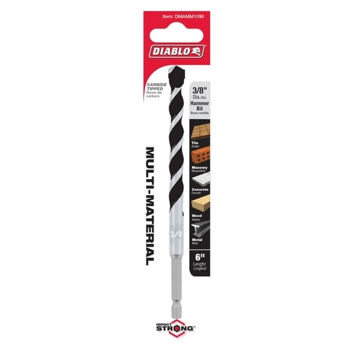 [DMAMM1090] DB MULTI-MATERIAL BIT 3/8x4x6