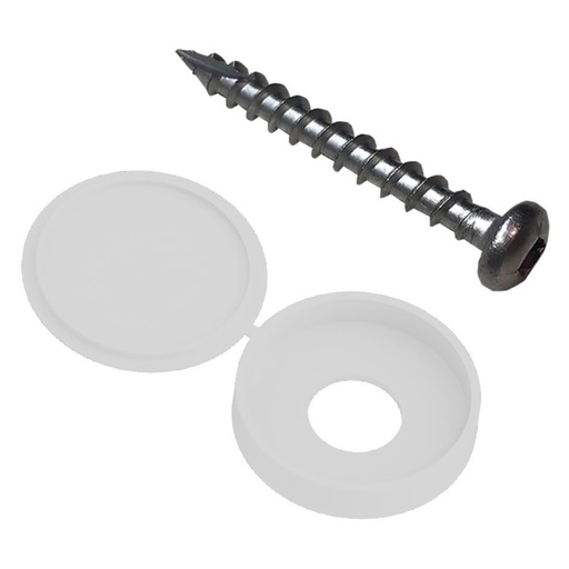 [73025526] FASTENER KIT P/PANEL 2X4 WHT 12